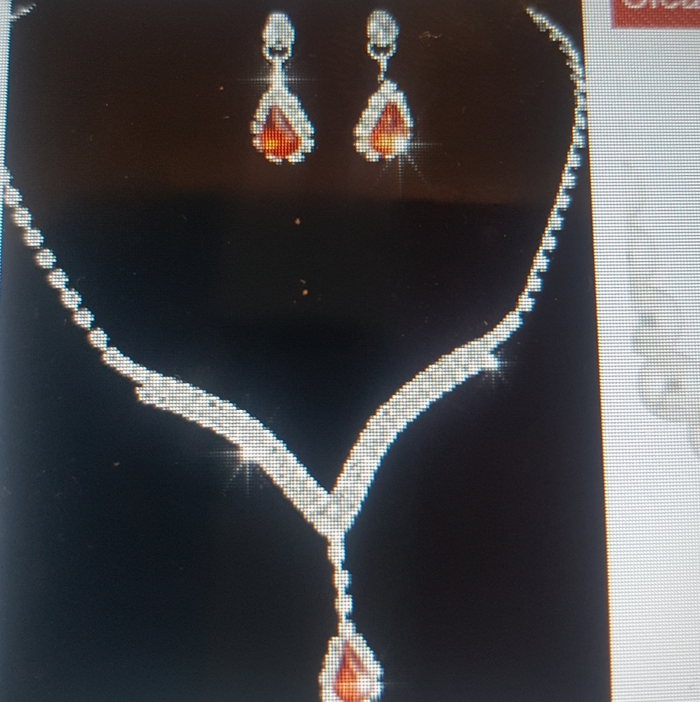 Women's Drop Earrings Necklace Jewelry